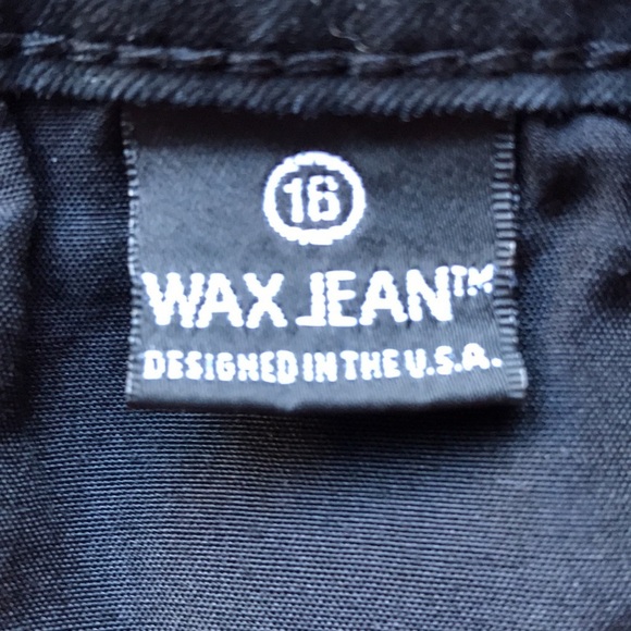 Wax Jean black “Butt, I Love You” pants, size 16 - Picture 9 of 10